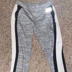 Pink grey sweatpants